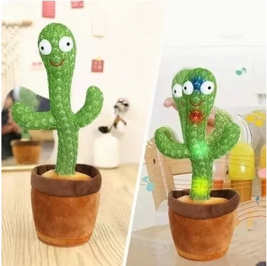 Cactus Bailarín Peluche Felpa Juguete Para Niños Recargable