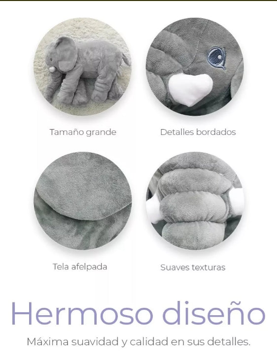 Juguetes de almohada para elefantes de peluche de gran tamaño